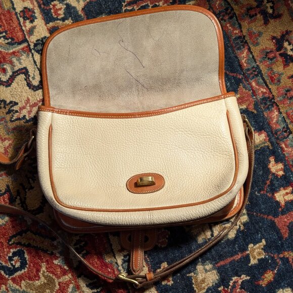 Dooney & Bourke Pebble Grain Crossbody bag, Bone & Caramel - Picture 4 of 15